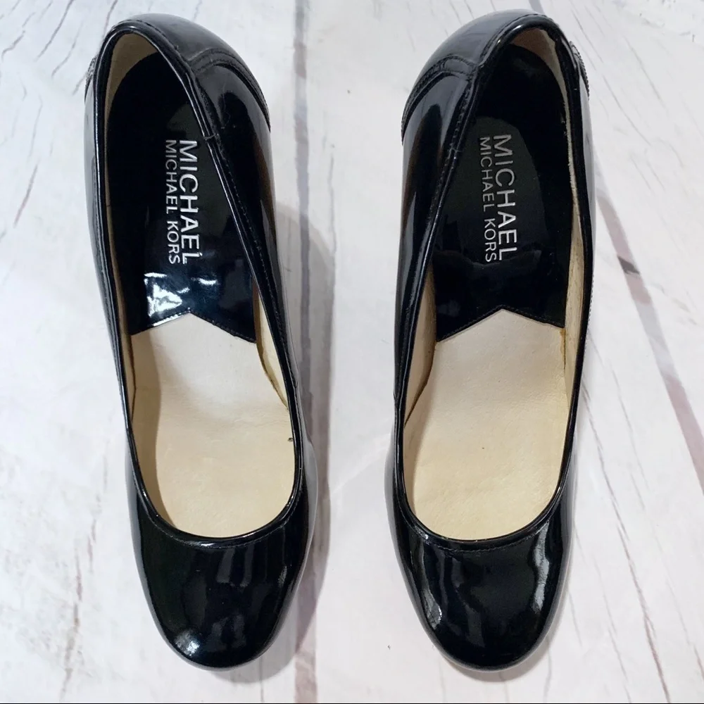 Michael MICHAEL KORS Patent Leather Platform Heels
